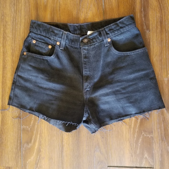 Vintage Levi's 550 High Waisted Cutoff Shorts - Picture 1 of 7